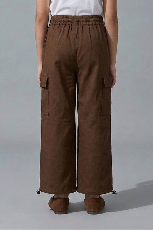 Brown Cargo Pants P1561