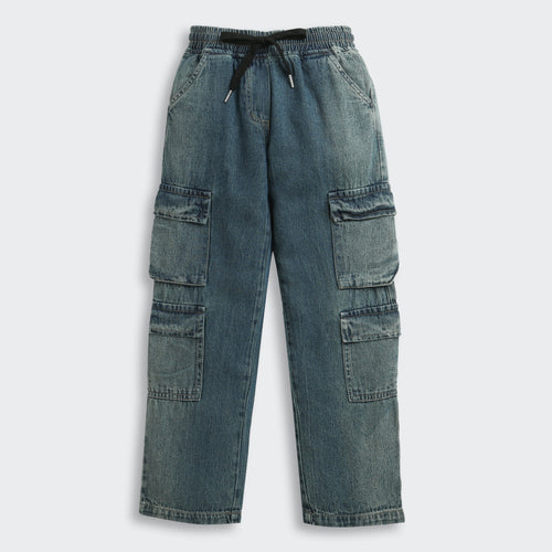 Cargo Denim Jeans P1594