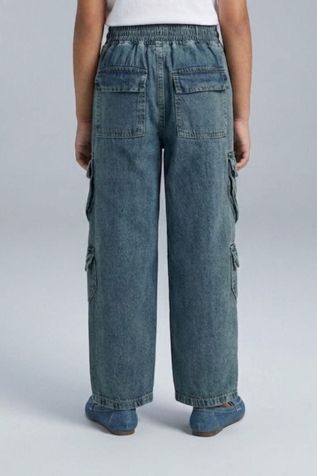 Cargo Denim Jeans P1594