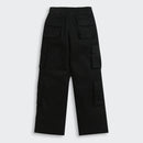Black Cargo Wide-Leg Pants P1602