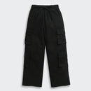 Black Cargo Wide-Leg Pants P1602