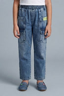 Cargo Jeans with side pockets P1606