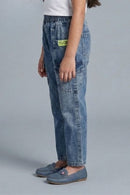 Cargo Jeans with side pockets P1606