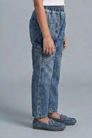 Cargo Jeans with side pockets P1606