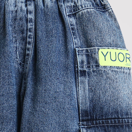 Cargo Jeans with side pockets P1606