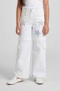 Off White Star Studded Cargo Pants P1616