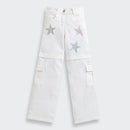 Off White Star Studded Cargo Pants P1616