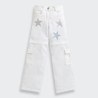Off White Star Studded Cargo Pants P1616