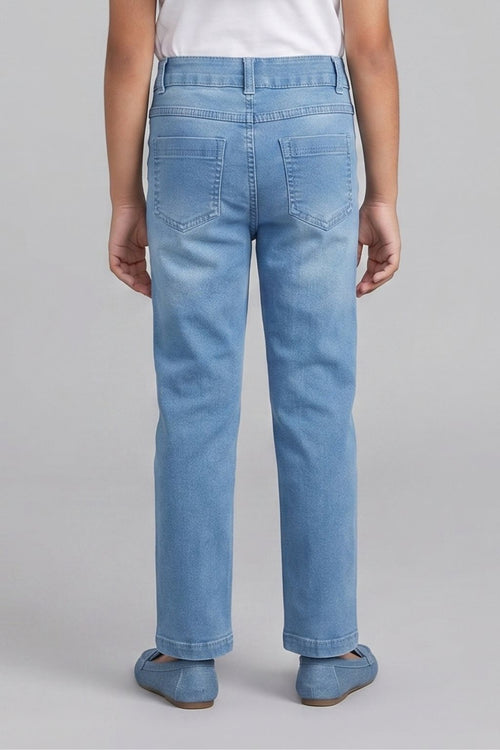 Blue Everyday Classic Slim Fit Denim Jeans P1623