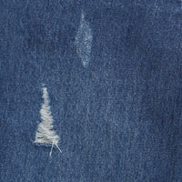 Tiny Girl Denim Woven Distressed Wide Legged Jeans - Blue