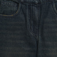 Khaki Denim Straight Fit Jeans for Girls