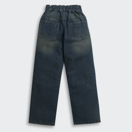 Khaki Denim Straight Fit Jeans P1665