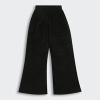 Black Wide-Leg Comfort Pants P1667