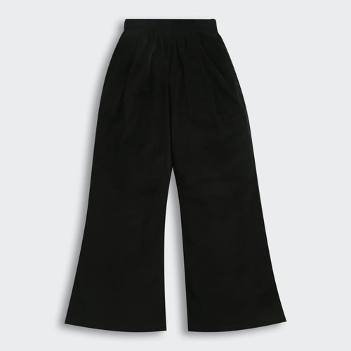 Black Wide-Leg Comfort Pants P1667