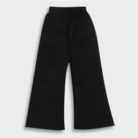 Tiny Girl Black Velvet Wide-Leg Trousers