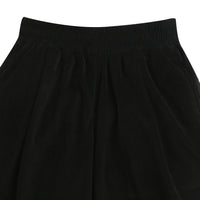 Tiny Girl Black Velvet Wide-Leg Trousers