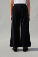 Black Wide-Leg Comfort Pants P1667