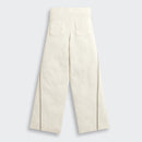Tiny Girl Off-White Textured Wide-Leg Pants for Girls