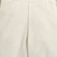 Tiny Girl Off-White Textured Wide-Leg Pants for Girls