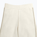 Tiny Girl Off-White Textured Wide-Leg Pants for Girls