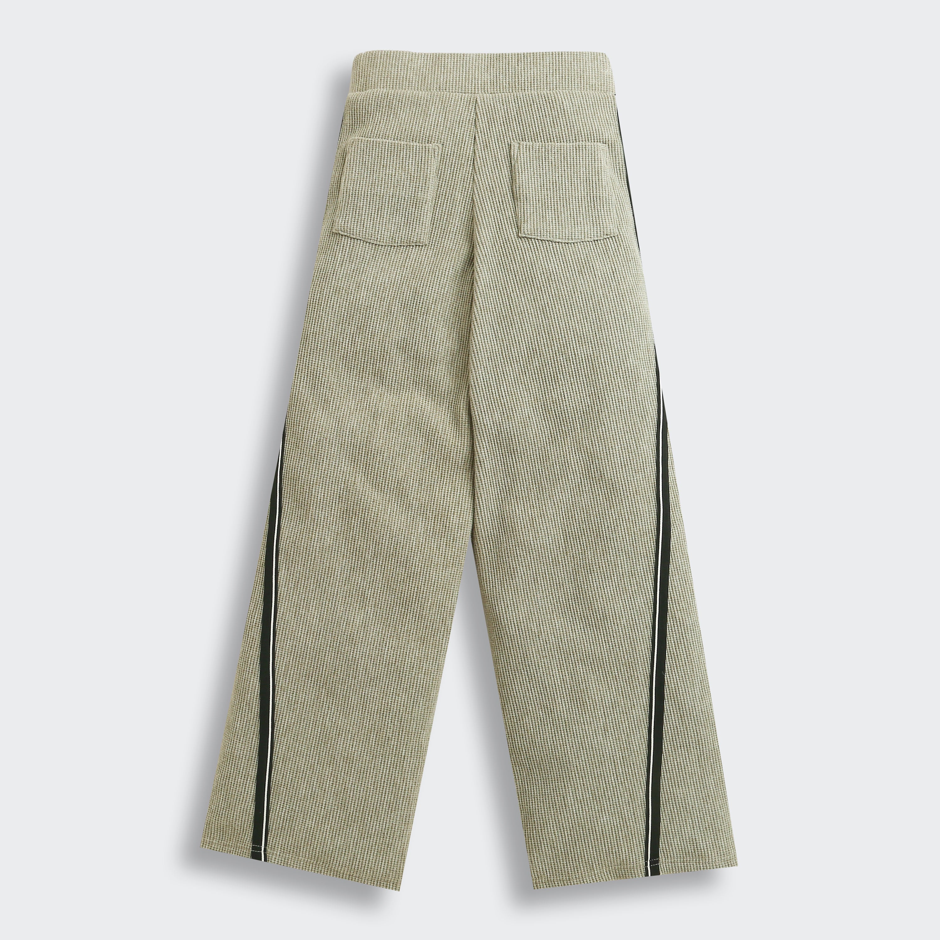 Tiny Girl Sage Green Textured Wide-Leg Pants