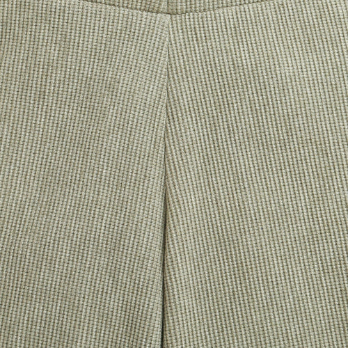 Sage Green Textured Wide-Leg Pants P1669
