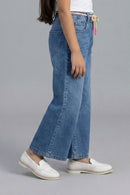 Light Blue Wide Leg Jeans P1674