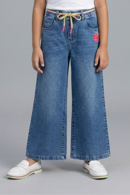 Light Blue Wide Leg Jeans P1674