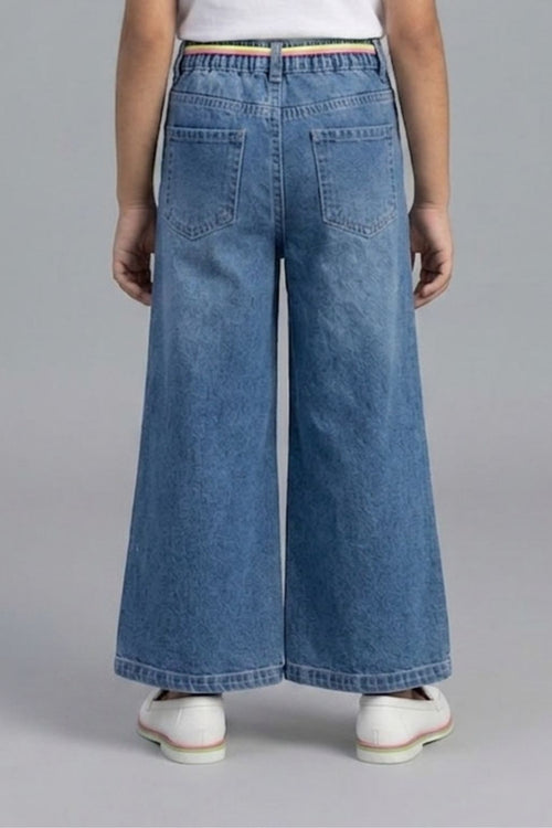 Light Blue Wide Leg Jeans P1674