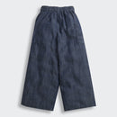 Dark Blue Wide-Leg Pants P1675