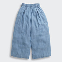 Tiny Girl Light Blue Wide-Leg Pants for Girls