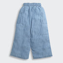 Tiny Girl Light Blue Wide-Leg Pants for Girls