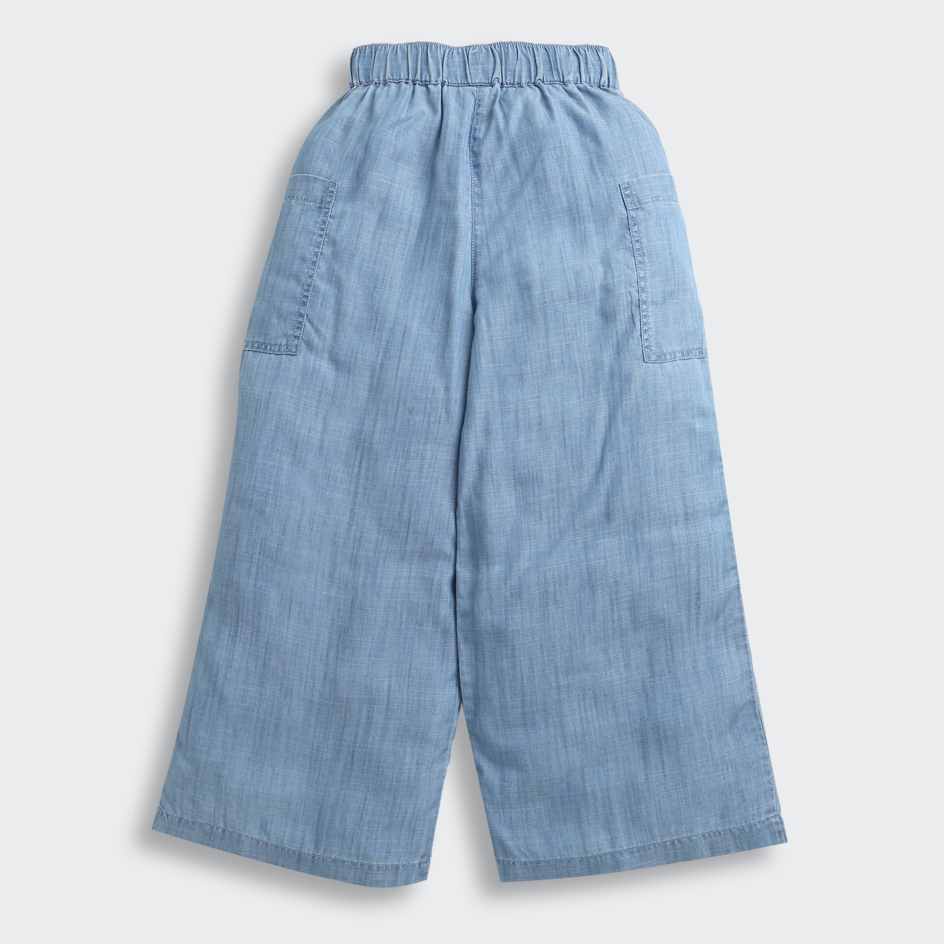 Tiny Girl Light Blue Wide-Leg Pants for Girls