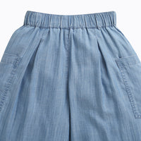 Tiny Girl Light Blue Wide-Leg Pants for Girls