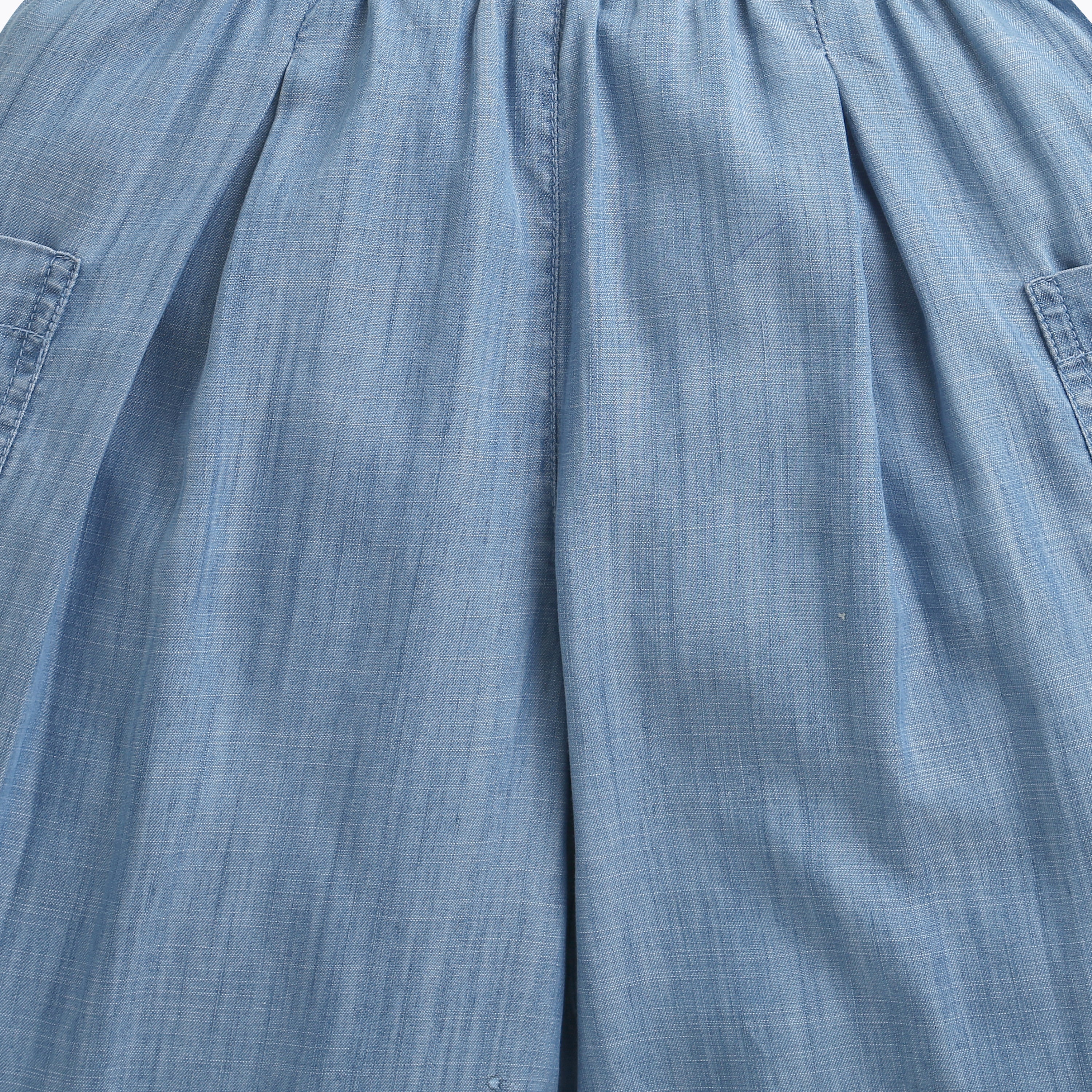 Tiny Girl Light Blue Wide-Leg Pants for Girls