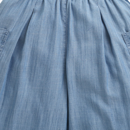 Light Blue Wide-Leg Pants P1675