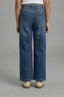 Heart Patch Dark Blue Denim Jeans 1676