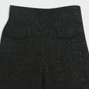 Black Shimmer Flared Pants P1693