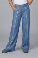 Denim Straight-fit Pants P1749
