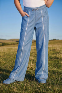 Denim Straight-fit Pants P1749