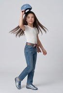 Midnight Blue Straight-Fit Denim Jeans P1774