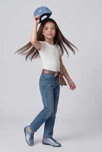 Midnight Blue Straight-Fit Denim Jeans P1774