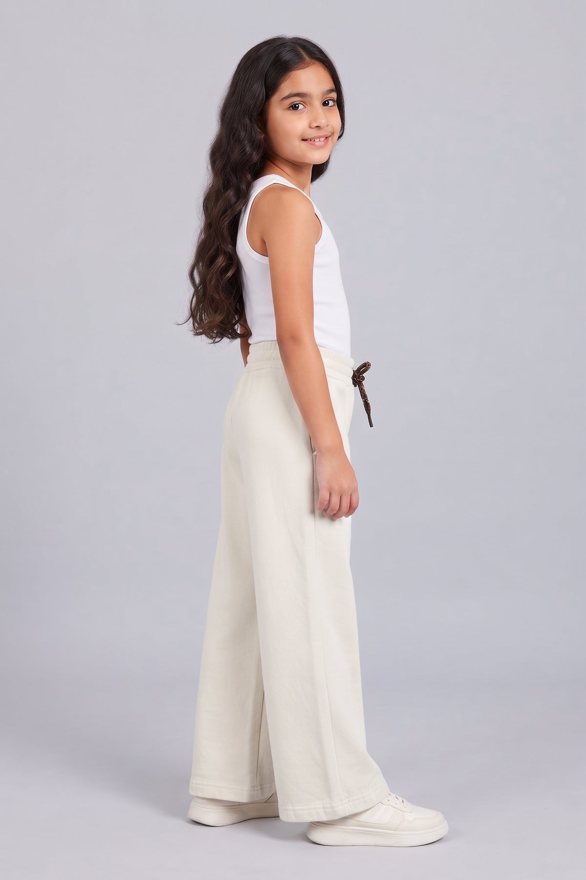 Off-White Wide-Leg Drawstring Pants P1841