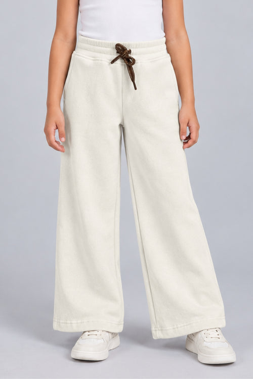 Off-White Wide-Leg Drawstring Pants P1841