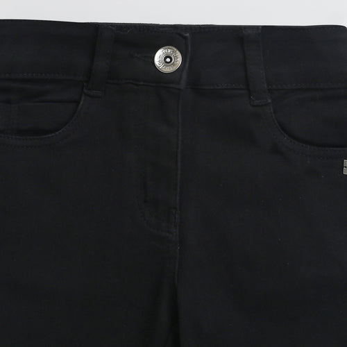 Black Slim Fit Cotton Pants PD0040