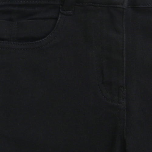 Black Slim Fit Cotton Pants PD0040