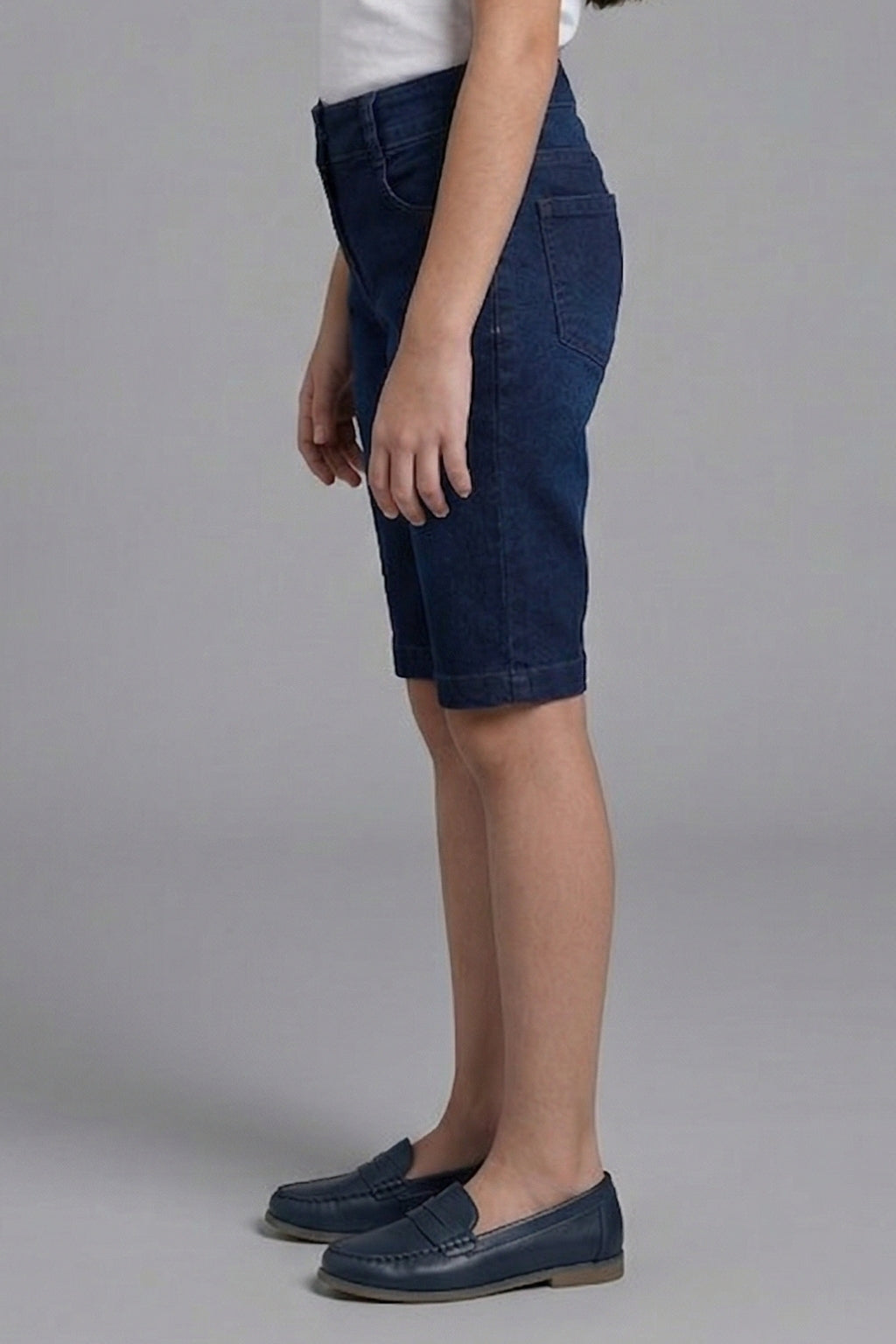 Dark Blue Denim Pedal Pants PD0040