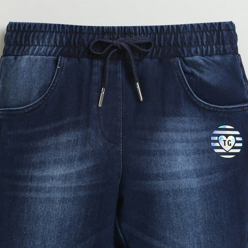 Denim Jogger Shorts PD0042