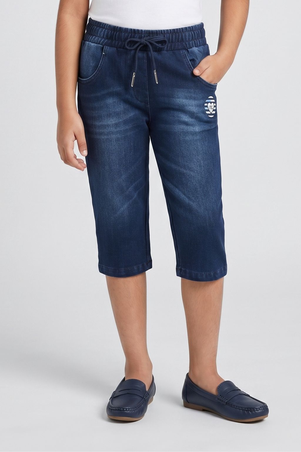 Denim Jogger Shorts PD0042