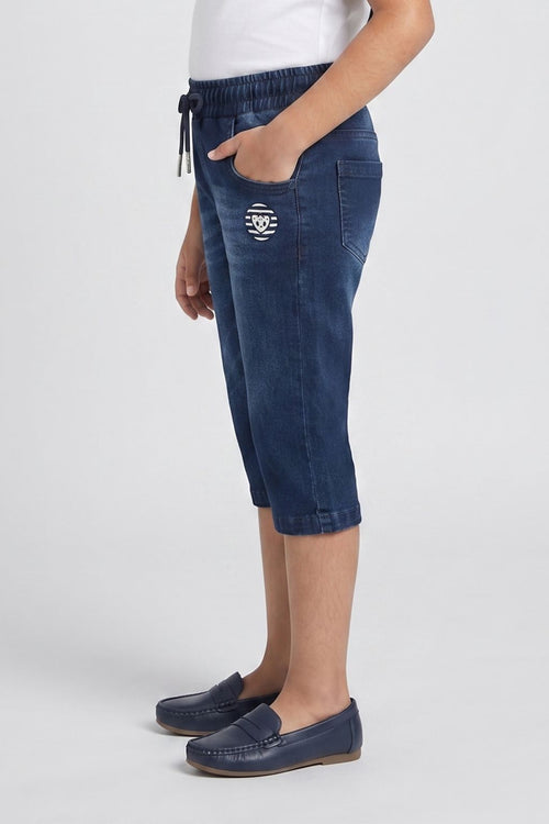 Denim Jogger Shorts PD0042
